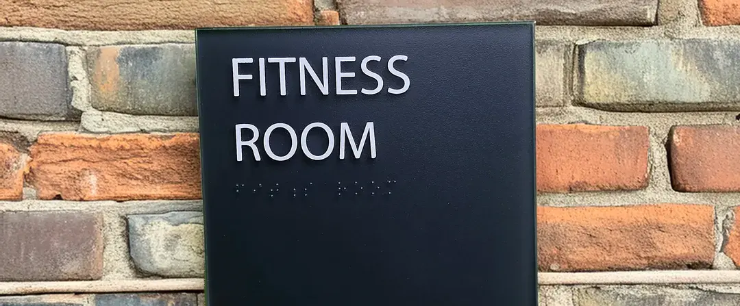 custom ADA room ID signage